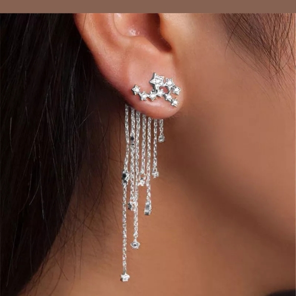 Jewelry - New💗💗💗 Double Sided Stars Dandle Earrings